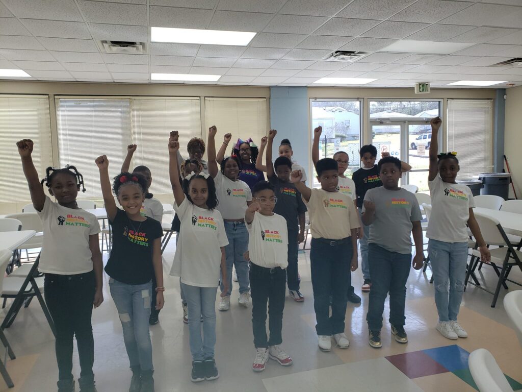 MPCA students celebrating Black History Month